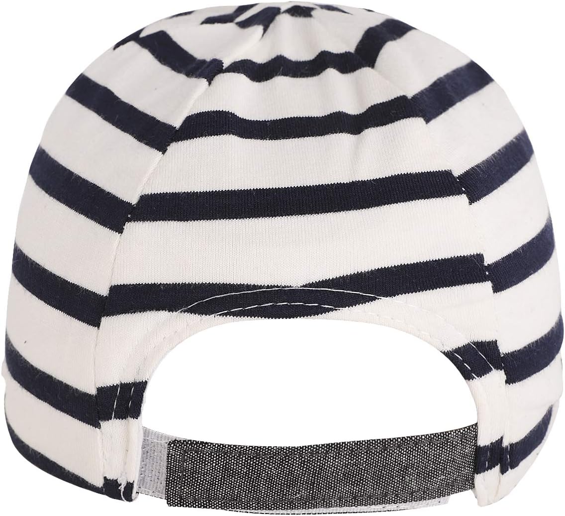 Jintn Chapeau Nouveau Ne Unisexe En Coton A Motif Rayure Casquette A Visiere Pour Bebe Fille Garcon Chapeau De Baseball Capeline Anti Soleil Bob De Soleil Plage Bonnet Pour 3 12 Mois Bebe Fille 0 24m