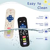 Hooku 2 Pack Silicone Teethers 0-12 Months Remote Control Baby Toys view 6