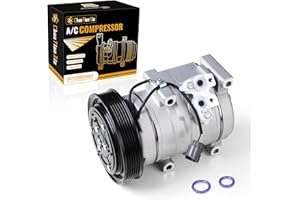 AC Compressor with Clutch Compatible with Honda Accord, Odyssey, Pilot, Ridgeline & Acura MDX, TL, 3.0L 3.2L 3.5L- Replaces 3