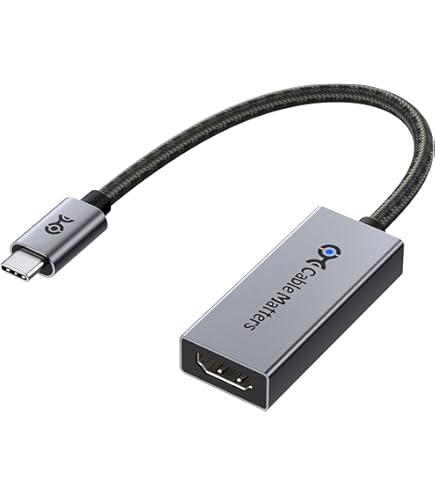 Amazon.com: Cable Matters 48Gbps USB C to HDMI 2.1 Adapter with