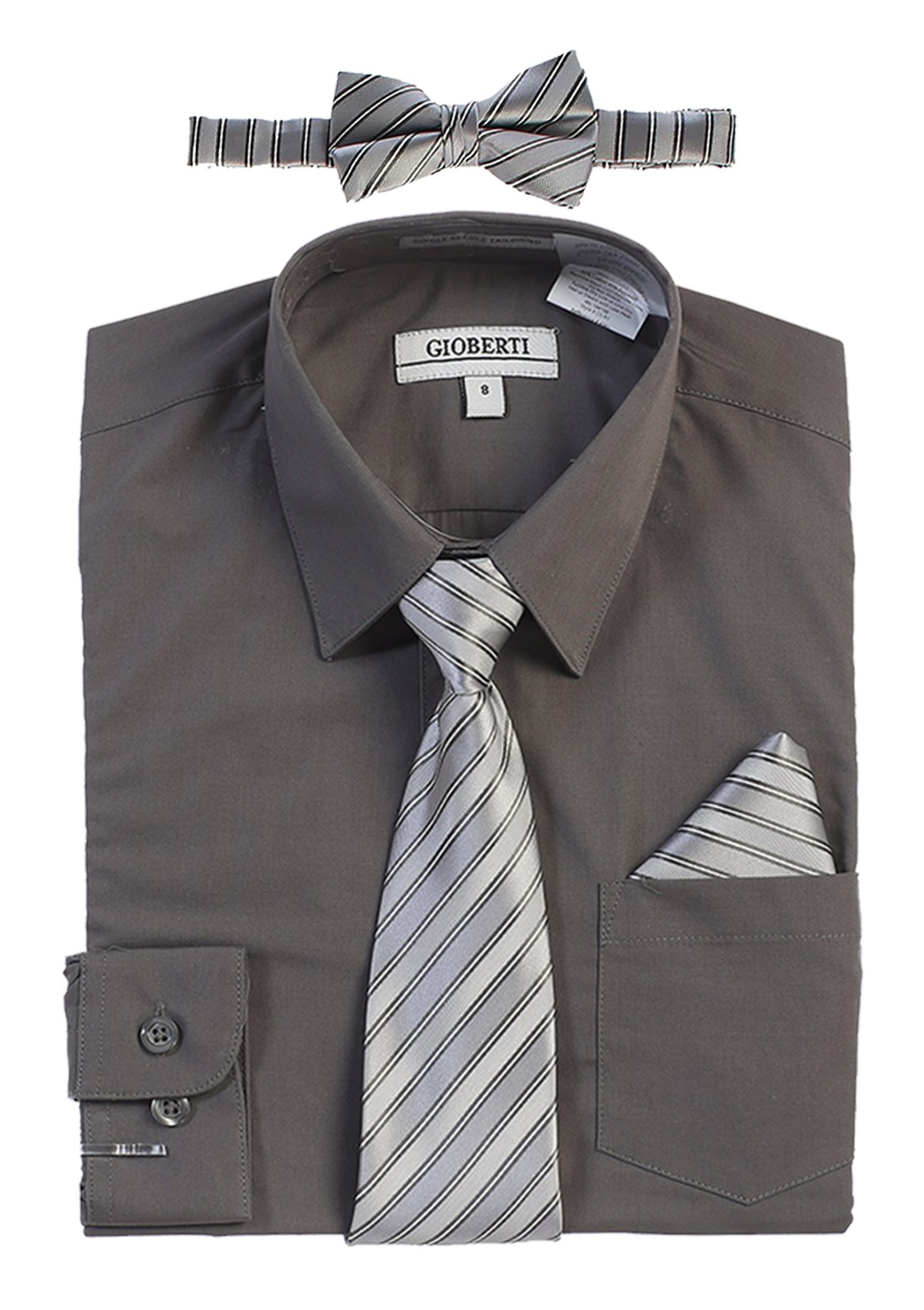 Gioberti Kids and Boys Long Sleeve Dress Shirt and