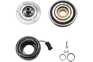 TINJO A/C Compressor Clutch Assembly Kit Plate Pulley Bearing Coil 1531 Replacement for 2007-2013 Ford Expedition 5.4L, AC Air Conditioning Compressor Clutch Coil Auto Repair Kit