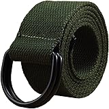 d ring canvas belt