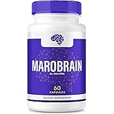 NutraVibe Marobrain – Official Maro Brain Memory Supplement | Premium Formula with Natural Ingredients for Focus, Sharpness & Clear Thinking | Easy-to-Take Pills for Everyday Support (60 Capsules)