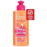 L’Oréal Paris Dream lengths No Haircut Cream Treatment with Vegetal Keratin, Castor Oil and Vitamins, Styling Heat Protection