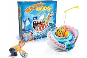 Multiplayer Interactive Shark Bite Game – Fun Parent-Child Card Games for Adults & Kids, Desktop Sharks Biting Game, Family P