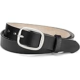 maikun Womens Leather Belt, Fashion Black Womens Belt for Jeans Pants, Easy to Match