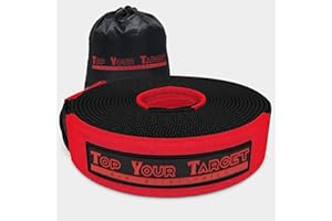 TYT 3" x 20' Tow Strap Heavy Duty with 30,000 Break Strength, Kinetic Recovery Rope Including Storage Bag, Durable Winch Rope