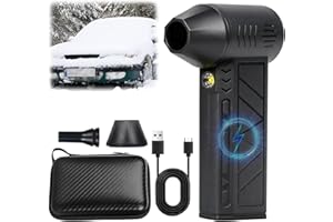 2026 Next Generation Snow Master Pro LED Turbo Blower - 130,000 RPM Portable Snow Removal Tool for Cars & Driveways, Mini Tur