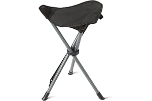 �鶹�� Basics Camping Stool, Collapsible Stool, Black