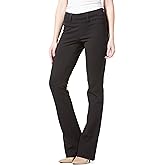 Fishers Finery Women's Ecofabric Ponte Stretch Knit Bootcut Dress Pant, Pull On Mid Rise - New and Improved Fit