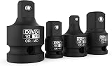 LEXIVON LX-112 Impact Socket Adapter Reducer Set of 4 1/2 to 1/4 view 1