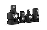LEXIVON Impact Socket Adapter and Reducer 4-Piece
