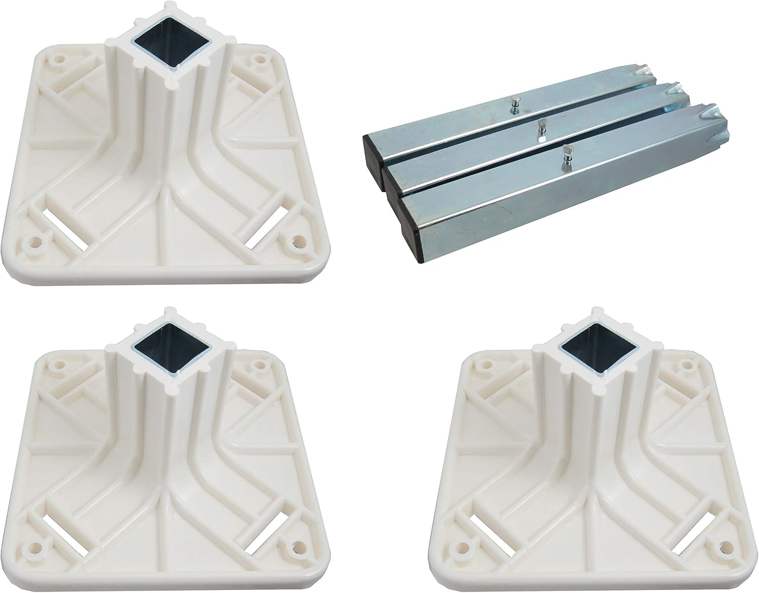 Adams Bolco Base Anchor Set for Baseball and Softball Bases, Model 205BA, 3 Pack