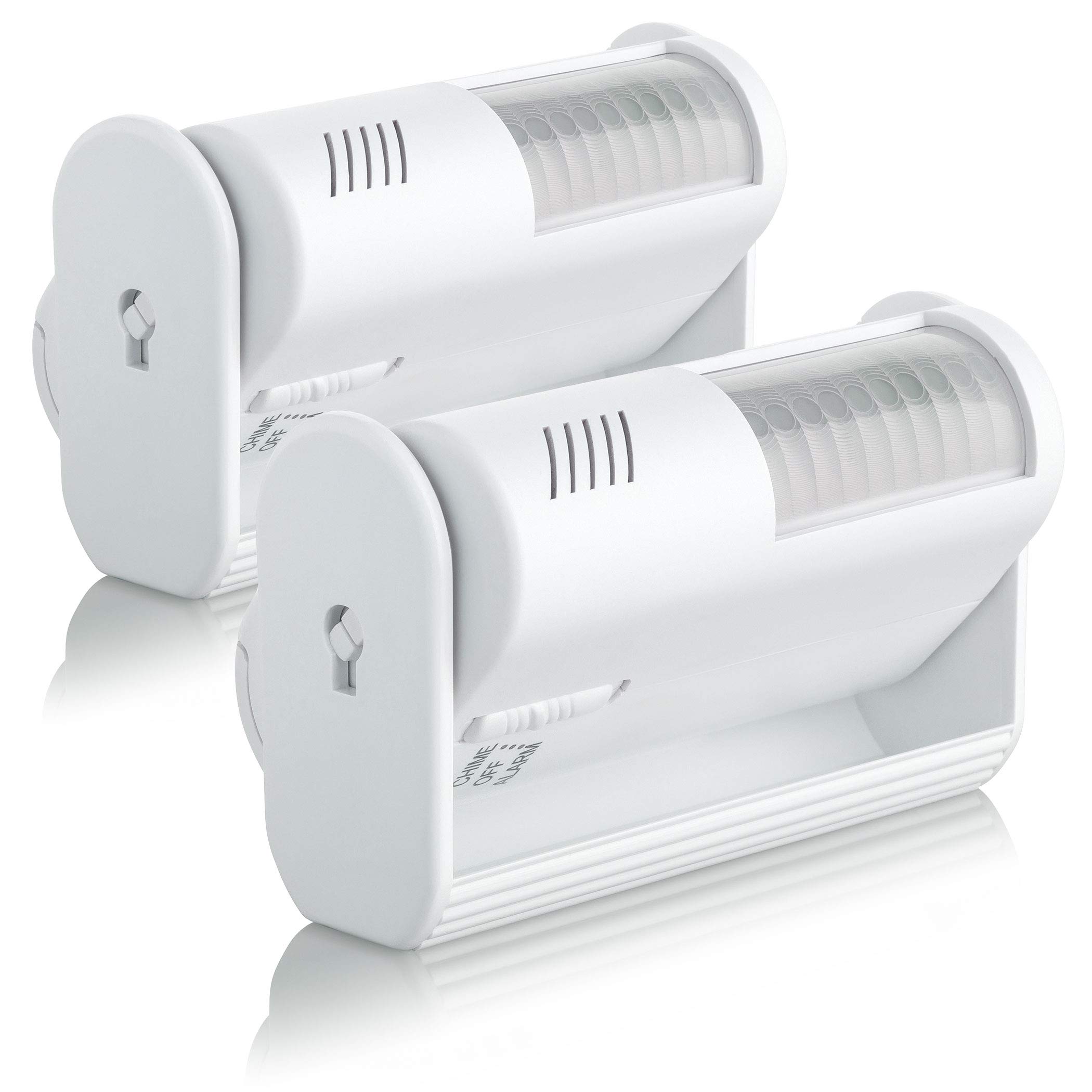 SEBSON 2x Home Security Alarm with Motion Detector, Motion Sensor Alarm or Motion Sensor Doorbell, Battery-Operated