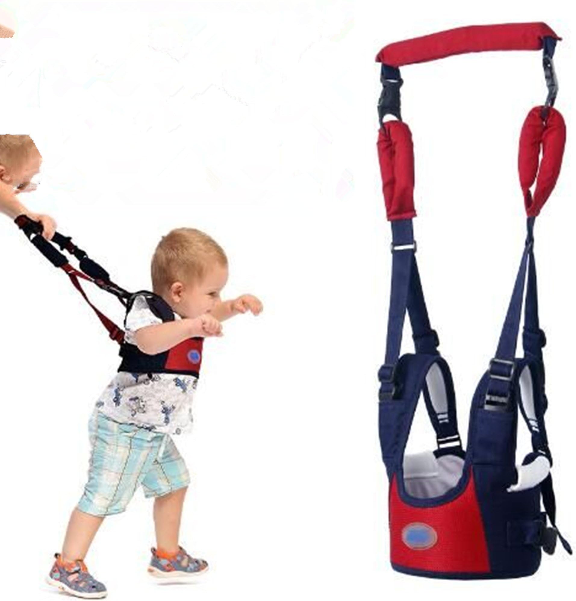 TRMB Handheld Baby Walker, Toddler Safety Harness to Prevent Baby Falling, Safe and Non-Toxic, Breathable and Comfortable, Pulling and Lifting Dual Use