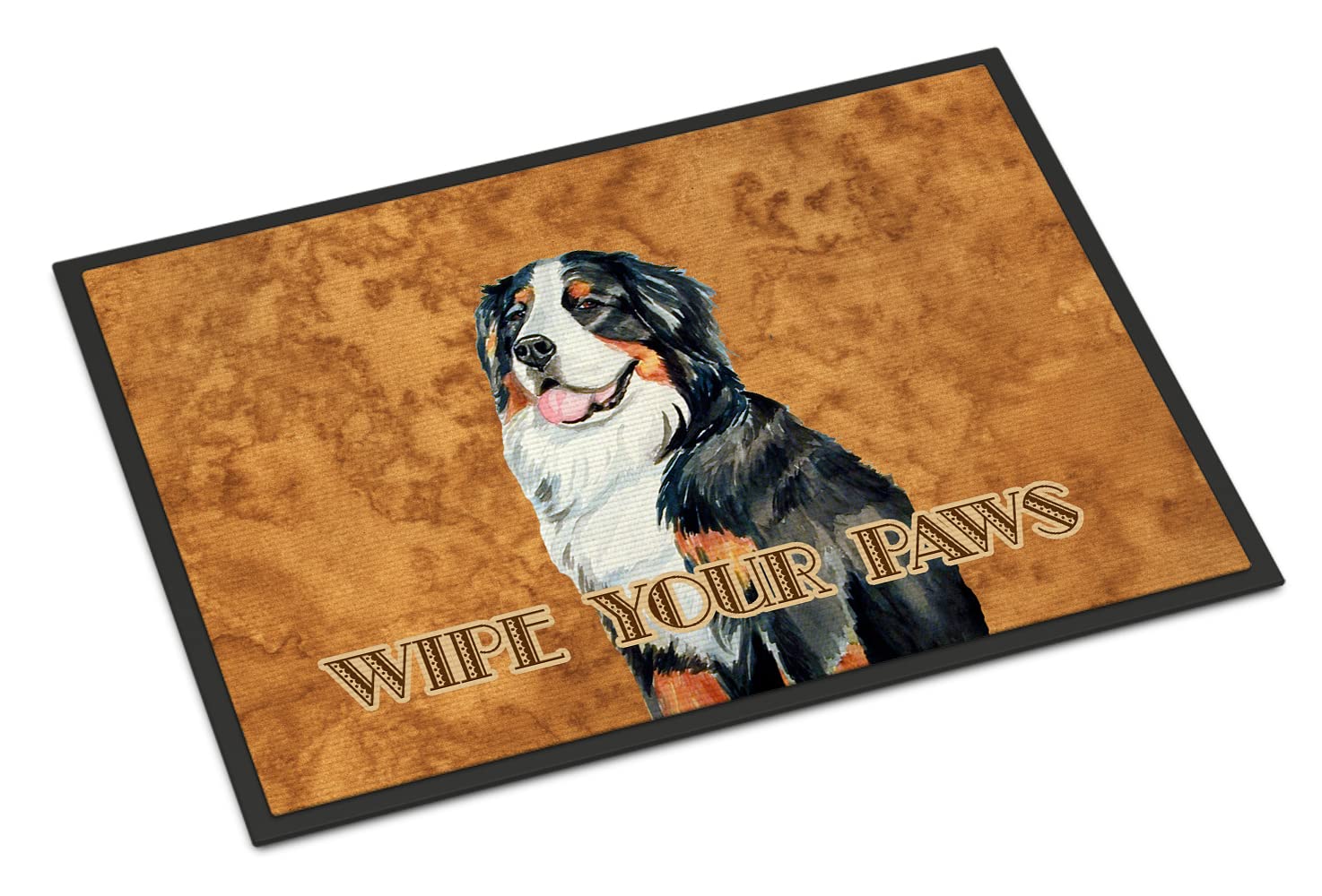 Caroline's Treasures Bernese Mountain Dog Wipe Your Paws Indoor or Outdoor Mat, 24 inches x 36 inches, Multicolor