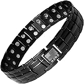 iHeartDogs Hero Company Titanium Magnetic Bracelet - Sherman Tank Track Magnetic Therapy Bracelet with Link Removal Tool