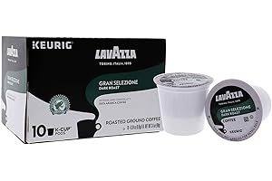Gran Selezione Dark Roast Ground Coffee Pods by Lavazza - 10 x 0.34 oz Coffee