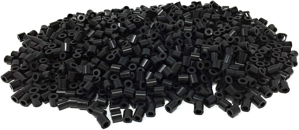 WS UK 1000 Pack Fuse Beads 5mm Midi Black – Hama Beads alternative