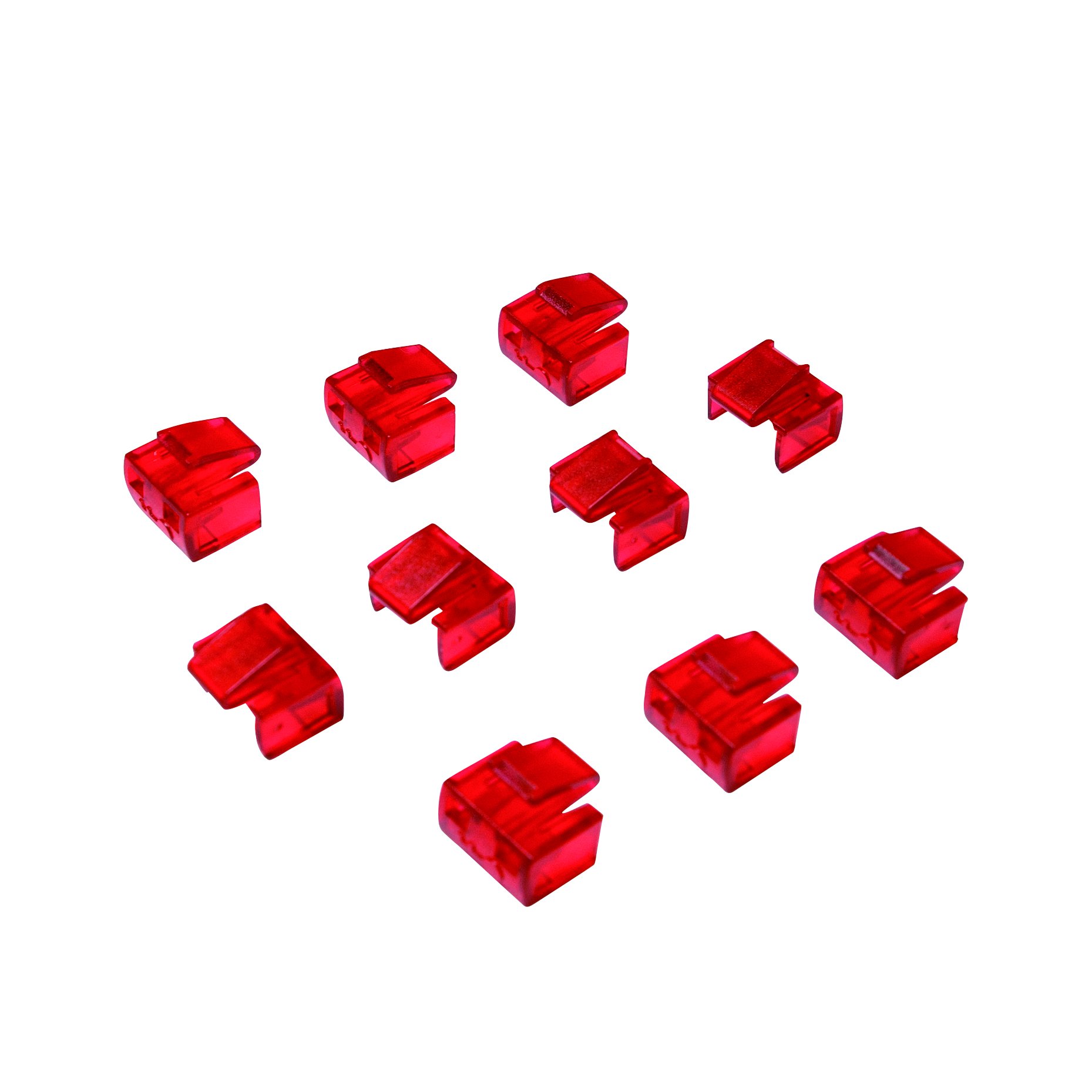 Logilink RJ45-Port 10x Locks Retrofit Pack Red