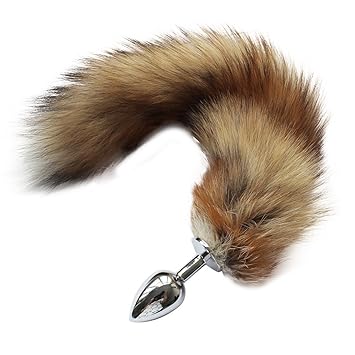 YiZYiF Edelstahl Stecker Fuchsschwanz Edelstahl Stöpsel Erwachsenen Butt Plug Faux Fox Tail Sex Spielzeug Anal Insert Stopper