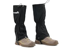 ORRINSPORTS Waterproof Adjustable Leg Gaiters for Men and Women Snow Boot Gaiters for Hiking in Hunting Sand and Mud Mountain Climbing or Snowshoeing
