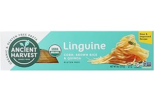 Ancient Harvest Organic Quinoa Pasta, Linguine, 8 Ounce (Pack of 12)