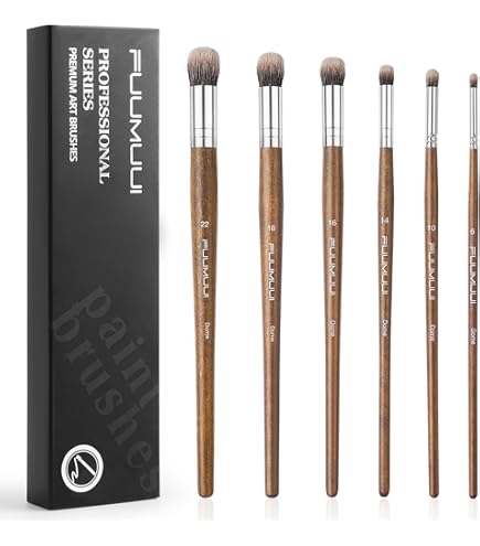 Amazon.com: XDT#839 Bright Artist Paint Brush 6 Piece Set Medium