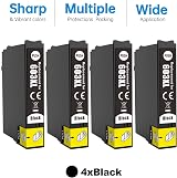 JoyPrinting 603XL Black Ink Cartridges Replacement for Epson 603 XL - 4 Pack view 3