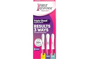 First Response Triple Check - Pregnancy Test Kit - Test 3 Ways- Over 99% Accurate - Analog (2 Count) - Digital (1 Count) - 3 