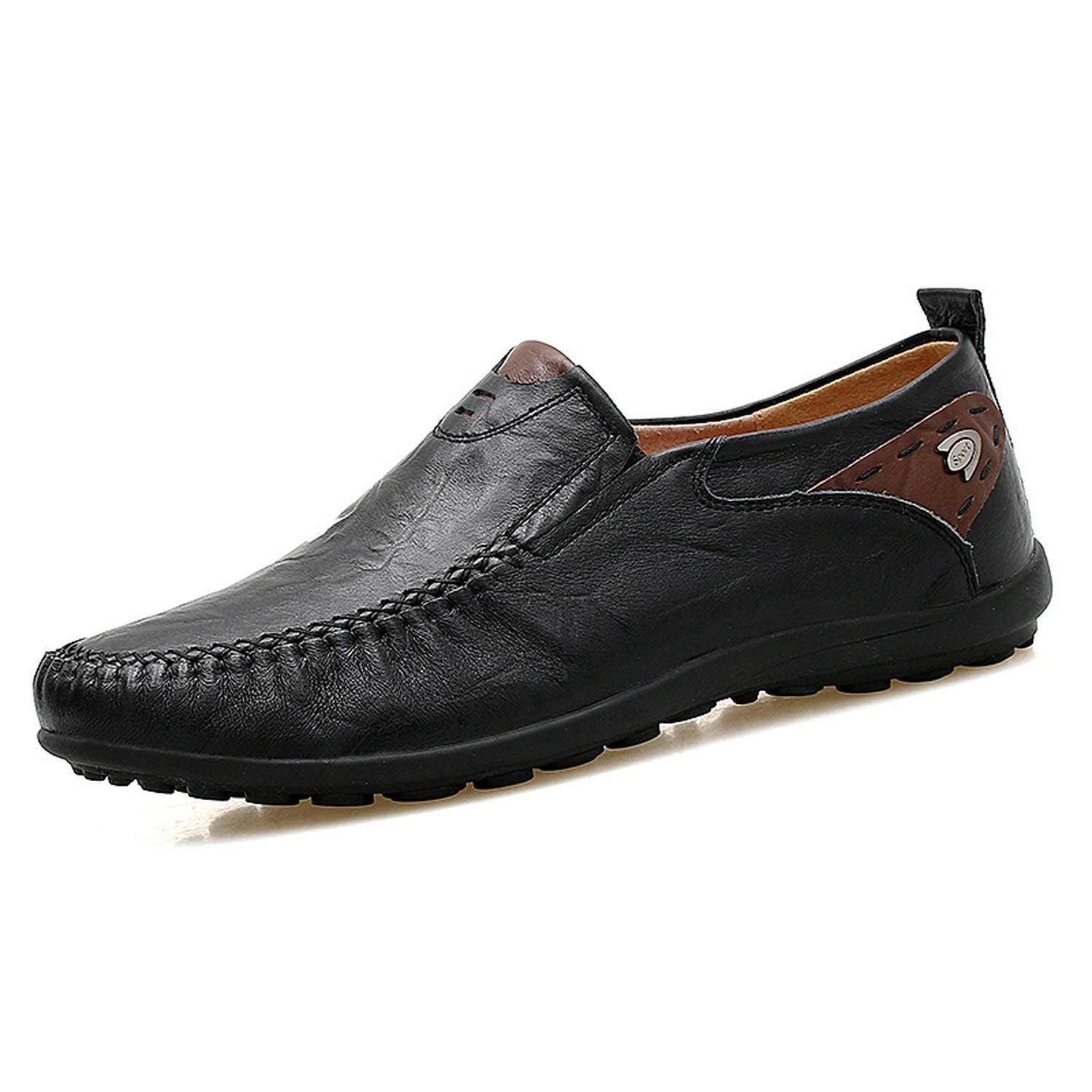 Loafers Men Flat Shoes,blk 