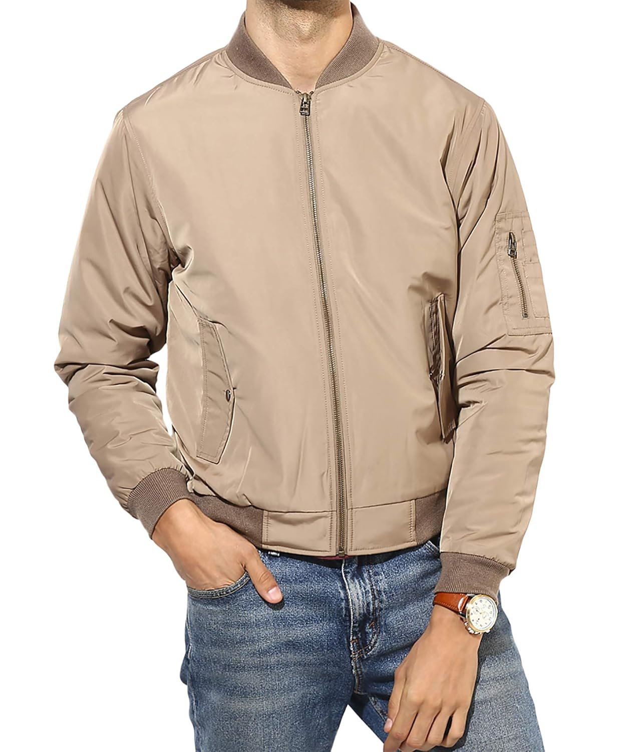 short aviator jacket