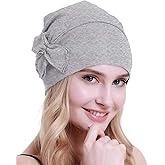 osvyo Cotton Chemo Turbans Headwear Beanie Hat Cap for Women Cancer Patient Hairloss