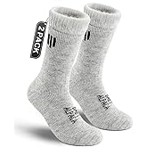 Juclise Alpaca Wool Crew Socks Men and Women,Thick Thermal Winter Cold Weather Hunting Hiking,Moisture Wicking Cushioned