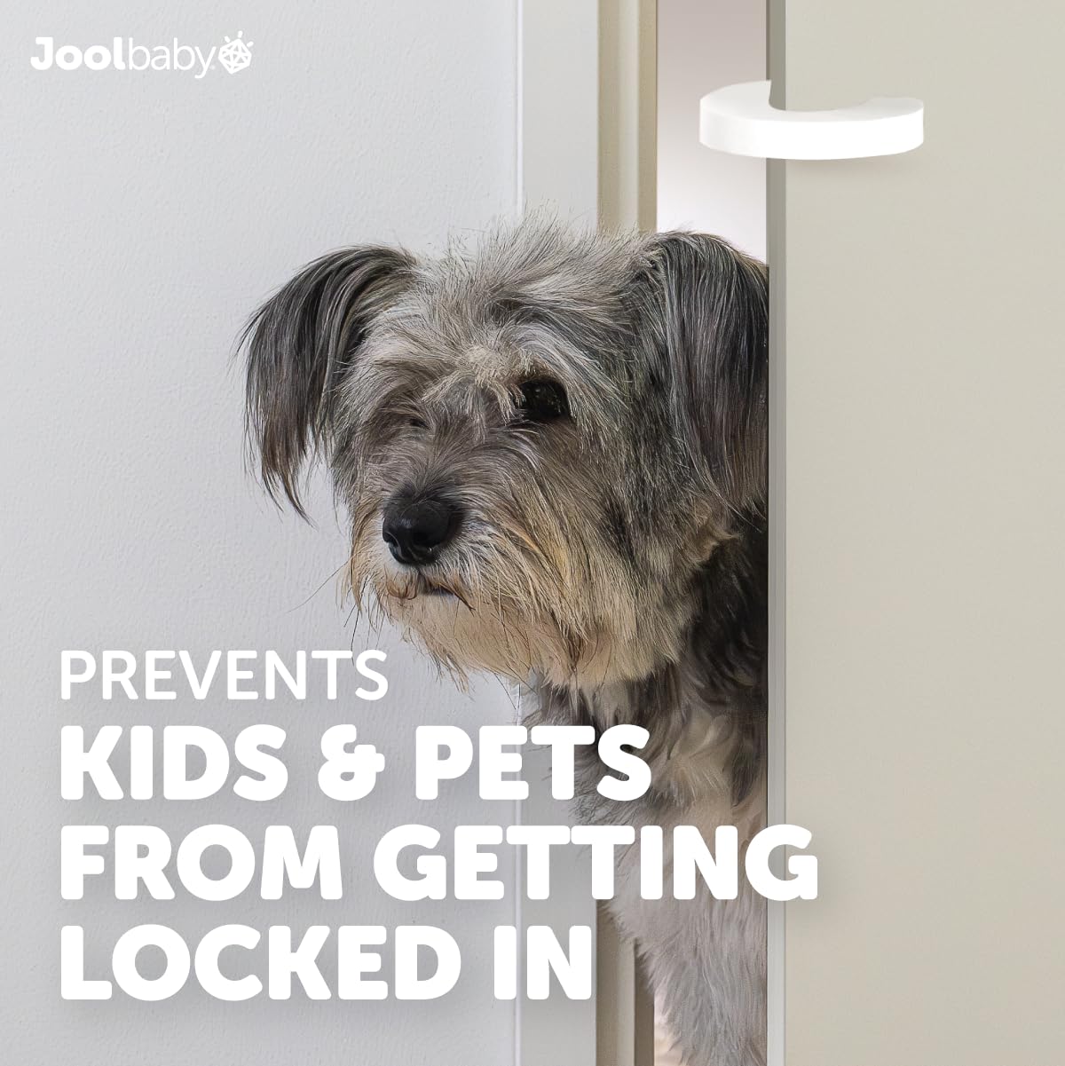 Jool Baby Door Pinch Guards (6 Pack) – Slam Preventer – Babyproof Doors to Avoid Pinched Fingers & Door Slamming, Keep Pets from Getting Locked in