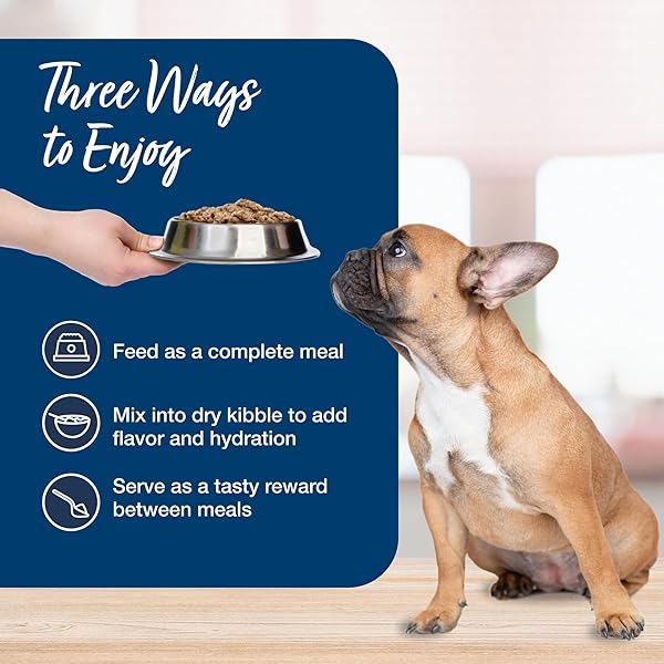 BLUE BUFFALO BLUE’S STEW NATURAL WET DOG FOOD, MADE WITH NATURAL INGREDIENTS, HEARTY BEEF AND COUNTRY CHICKEN VARIETY PACK, 12.5-OZ CANS, 6 COUNT