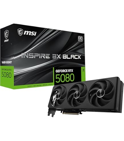 MSI GeForce RTX 5080 Gaming Trio アスク正規品 GeForce RTX 5080 16G GAMING TRIO OCシリーズ | MSI グラフィック