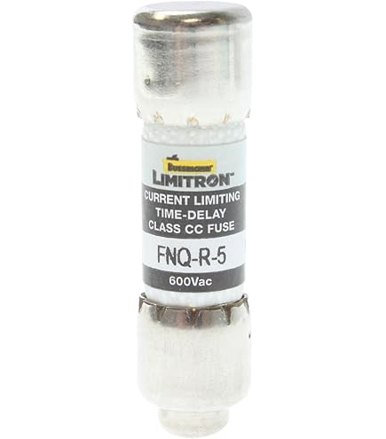 10pcs Bussmann FNQ-R-1 FNQR1 FNQ-R 1A 600Vac Fuses TIME DELAY - Foto 3