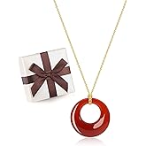 COAI Boho Fashion Circle Healing Crystal Necklace