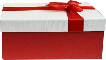 Emartbuy Rígido lujo Rectángulo en Forma de Caja de Regalo de Presentación, 31 x 21 x