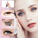 URAQT Magnetic Eyelash 3 Pairs 3D False Eyelashes Reusable Magnetic Kit view 6