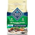 BLUE BUFFALO Life Protection Formula Adult Dry Dog Food, Helps Build and Maintain Strong Muscles, Made with Natural Ingredients, Lamb & Brown Rice Recipe, 24-lb. Bag