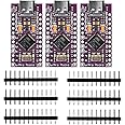 3pcs Pro Micro Board 5V/16MHz Module Board Type C Port for Arduino Leonardo