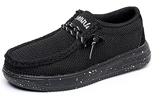 Ahannie Kids Boys Girls Loafers Slip On Casual Lightweight Walking Shoes(Toddler/Little Kid/Big Kid)