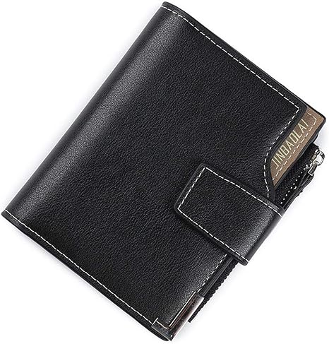 Amazon Co Jp Yahongoe メンズ3つ折り財布多機能縦型韓国メンズショート財布ファッション財布 色 黒 ホーム キッチン