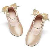 Kiderence Little Toddler Girls Dress Shoes Ballerina Ballet Flats Kids Mary Janes