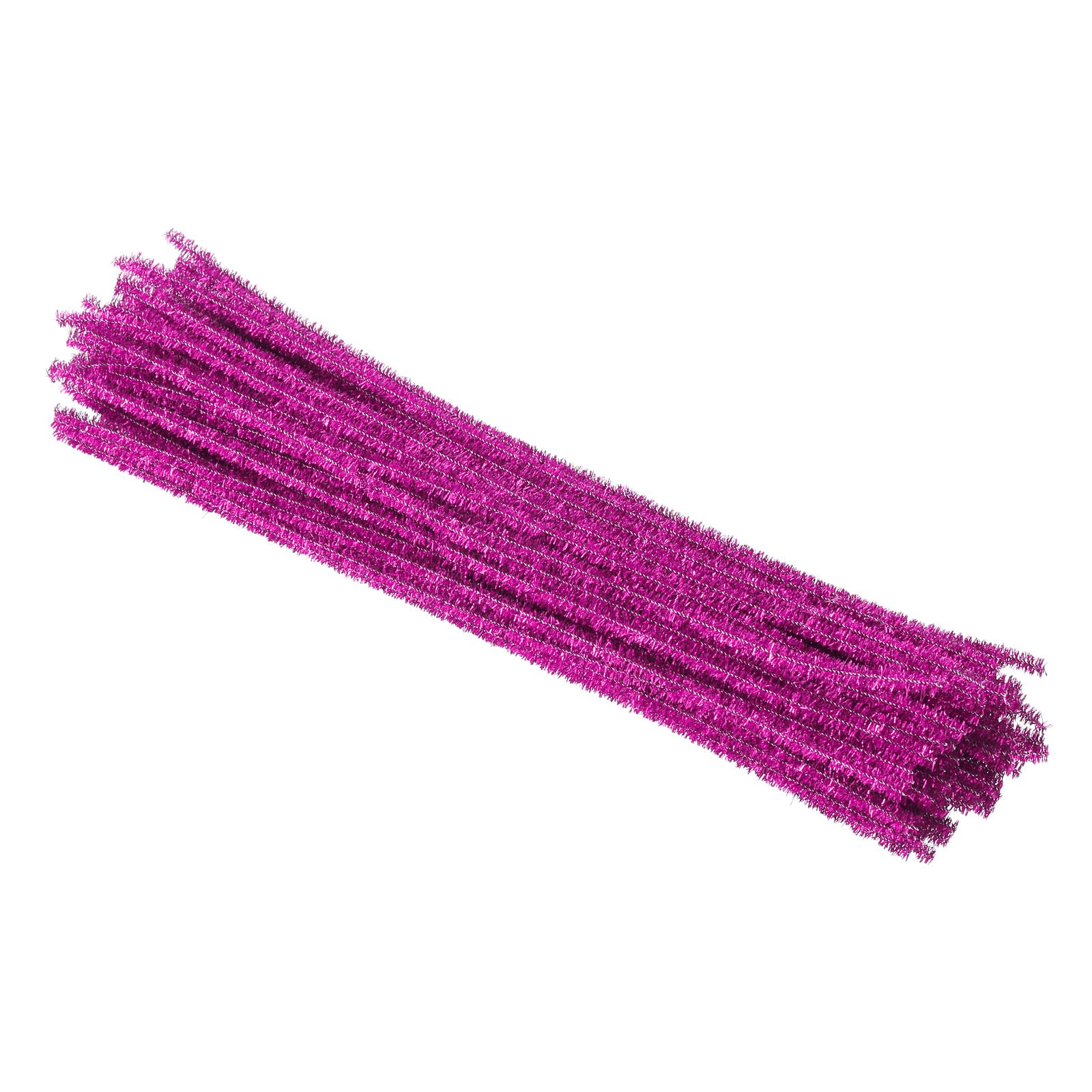PATIKIL 30cm/11.8" Pipe Cleaners Chenille Stem, 100Pcs Glitters Fuzzy Sticks Pipe Cleaner Craft Supplies for DIY Art Creative Decoration Projects, Rose Red