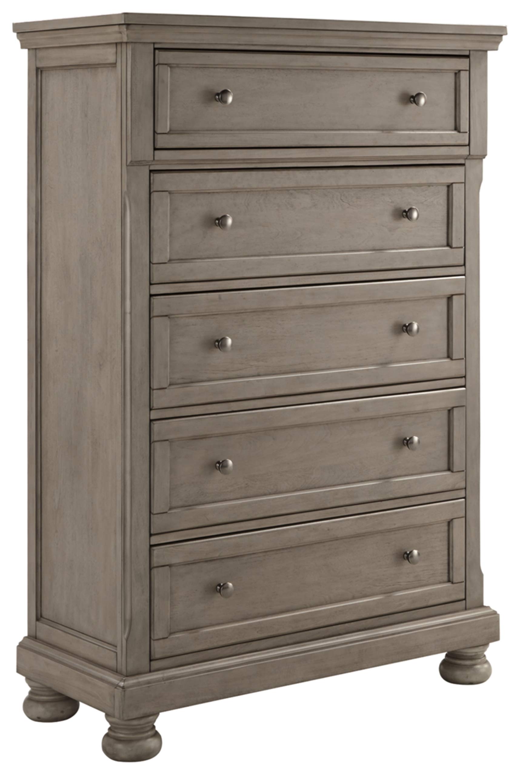 Photo 1 of *Minor Damage - See Live Photos*
Signature Design by Ashley Lettner Traditional 5 Drawer Chest with Dovetail Construction, Light Gray