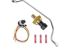 SHTUOMOLAND F4TZ9D477A Exhaust Back Pressure EBP Tube Sensor and Wire 598-104 1840078C1 Compatible with Ford 7.3L Powerstroke Diesel 1994-1997